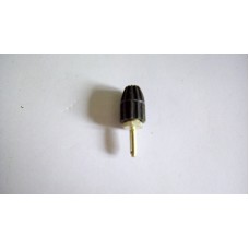 VINTAGE BANANA PLUG BLACK 10MM LG